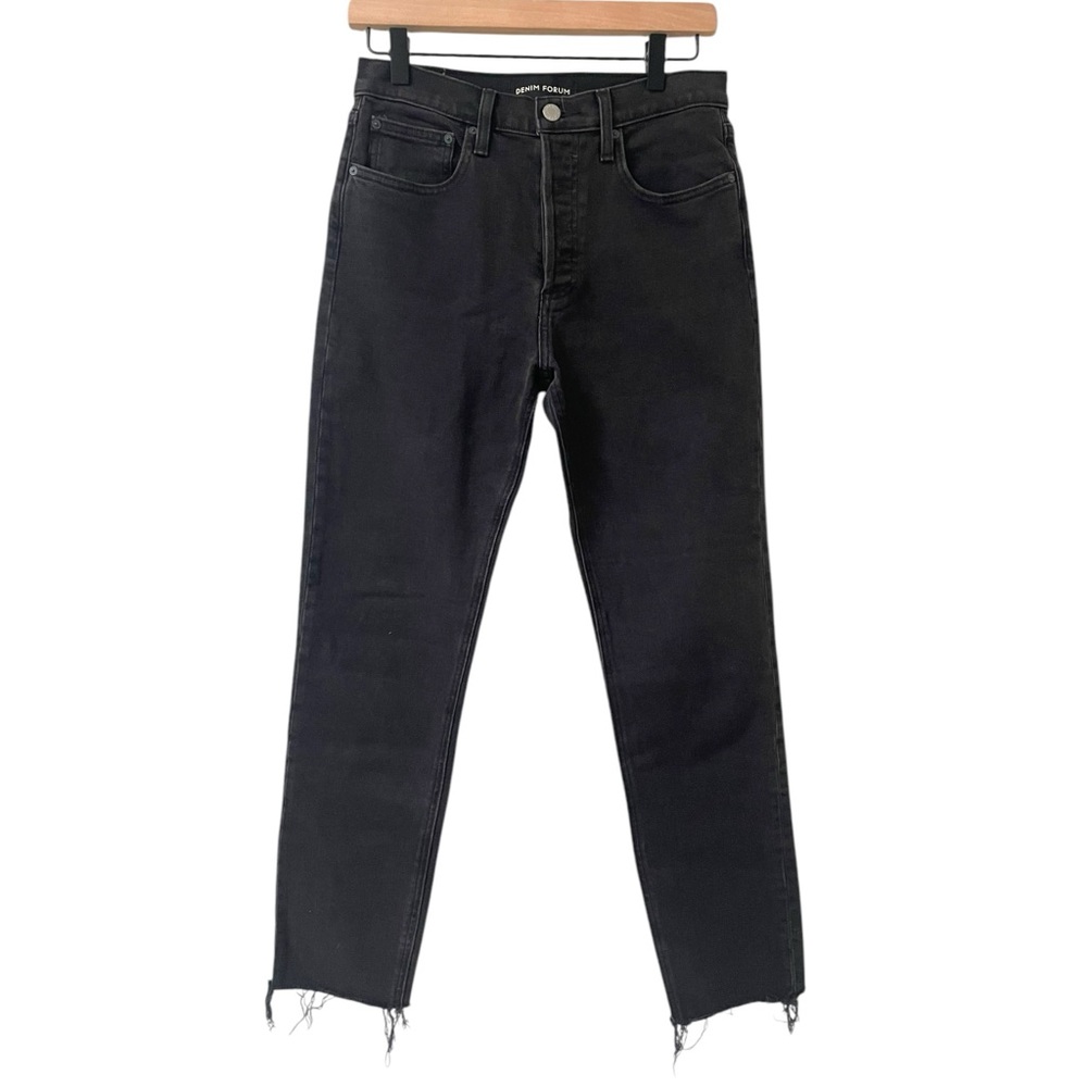Aritzia Denim Forum Black The Yoko High Rise Slim Fit Jeans
